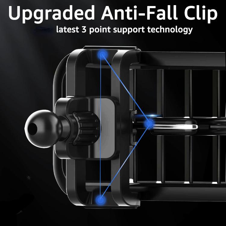Untoom Auto Lüftungsschlitzklemme 17mm Kugelkopfbasis für Universelle Auto Handyhalterung Auto Luftauslass Klemmenhalterung für Auto Einzel Lamellen Lüftung