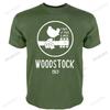 men white cotton tshirt Woodstock 1969 Vintage T shirt men Music short sleeve printed cotton tee size fashion tee-shirt