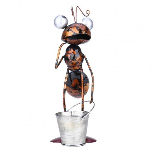 Ant Display Mold Decorative Interesting Exquisite Wrought Iron Ant Garden Statue Balcony Decoration