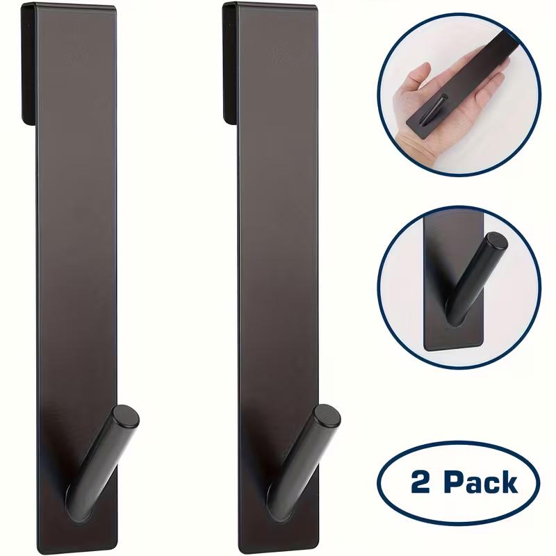 2 Pezzi Acciaio Inossidabile Sopra Porta Doccia Porta Doccia Posteriore Porta Asciugamani Doccia Forma a S Ganci Porta Accappatoio Bagno