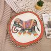 Bohemian Style Round Futon Cushions 40cm Thick Cotton and Linen Floor Mat Gifts Double-sided Mats
