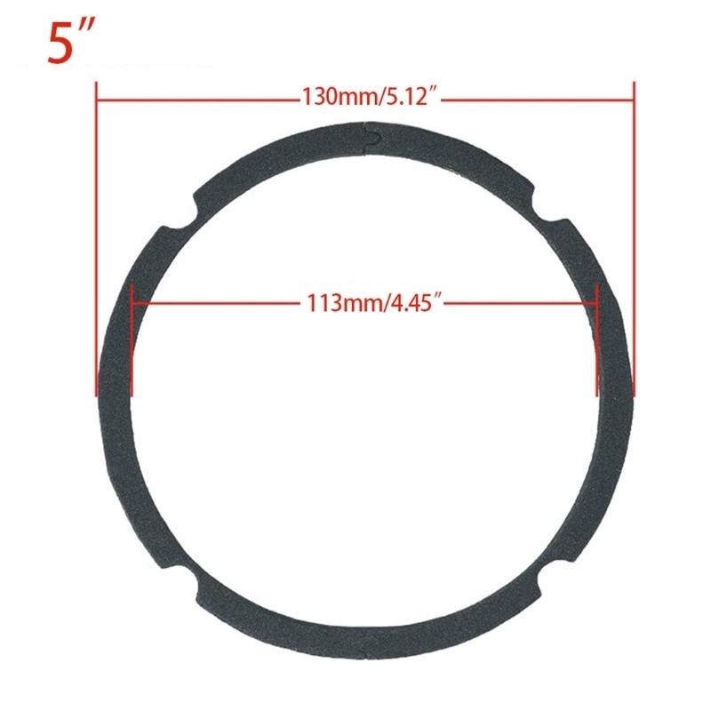 Rubber Ring Speaker Cloth Edge Repair Parts Speaker Surround Rubber Replacement Parts for Speaker Repair or DIY