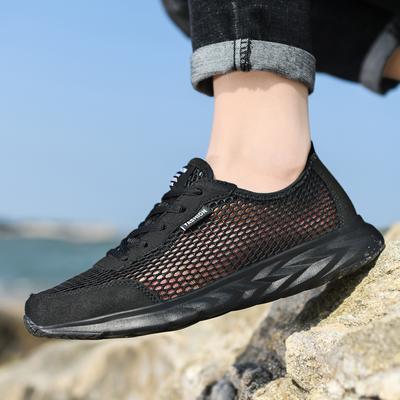 Men Casual Sport Air Mesh Breathable Running Sneaker For Male Light Weight Comfortable Outdoor Summer Shoe