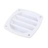 Louvered Flush Plastic Thru Vent 3in Boat Vent Easy Installation Optimal Airflow for Boat RV White