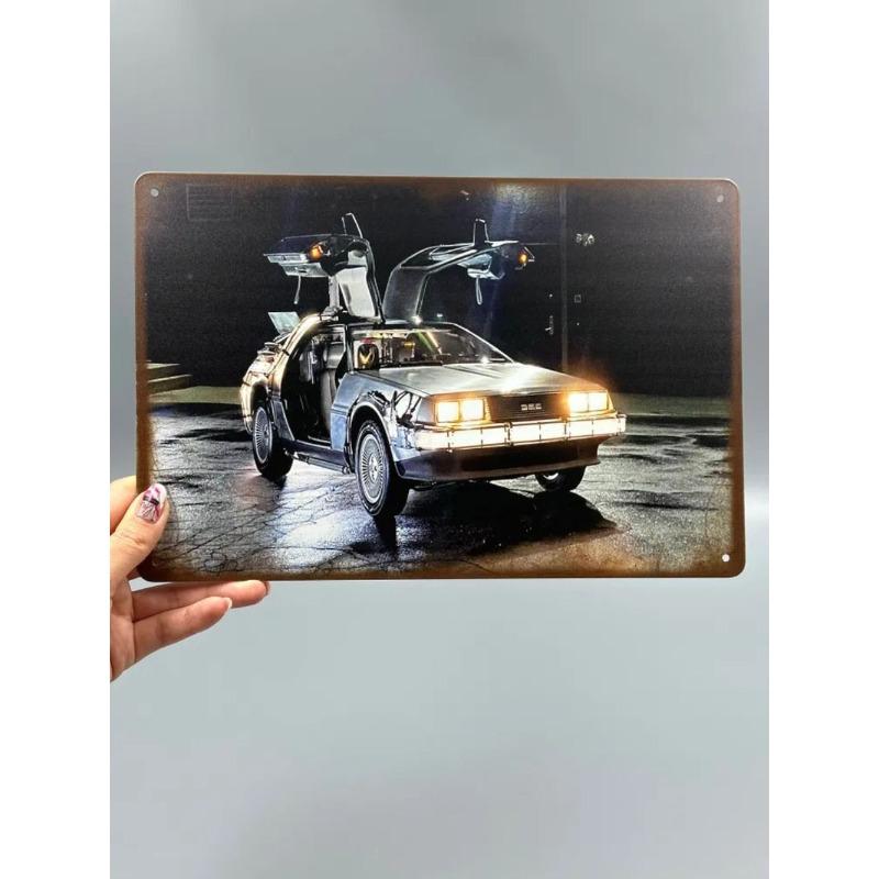 Auto Metal Wall Sign, Garage Bar Decor Plaque 20x30cm