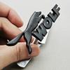 Cjdlpw1 3D Metal Black Chrome Logo Wolf Car Front Grille Badge Emblem For Ford Foucs ST Mustang GT Universal Auto Accessories