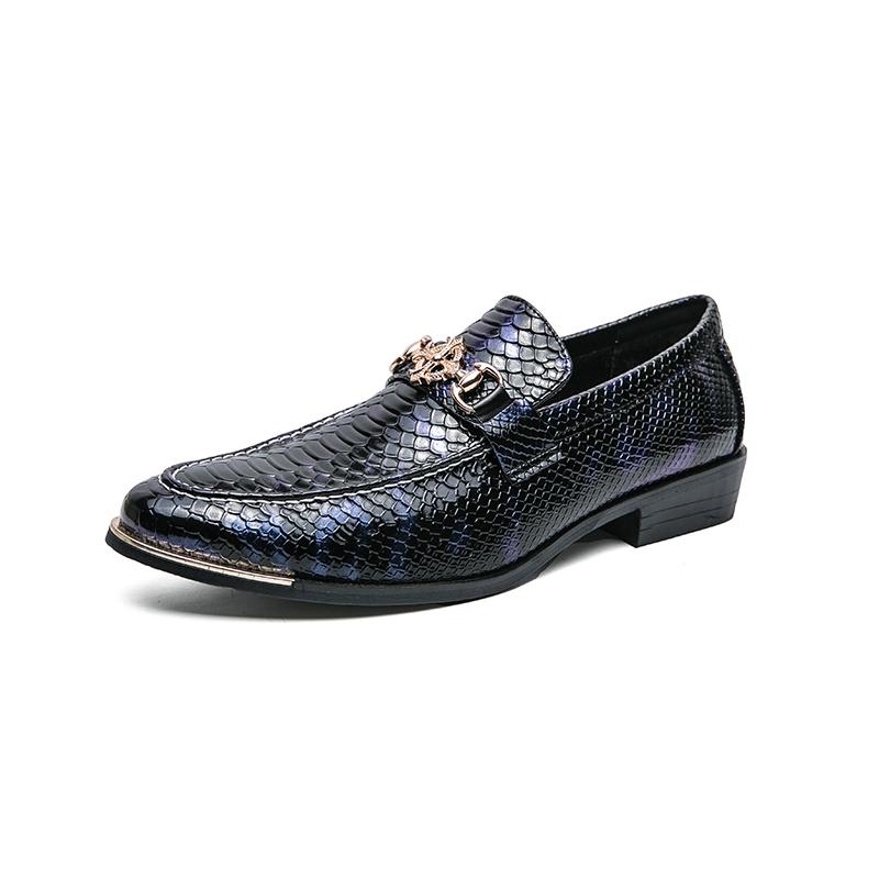 Brytyjski Styl Szpiczaste Mokasyny Luksusowe Buty Bankietowe Męskie Buty z Naturalnej Skóry Miękkie Podeszwy Wygodne Męskie Buty Płaskie