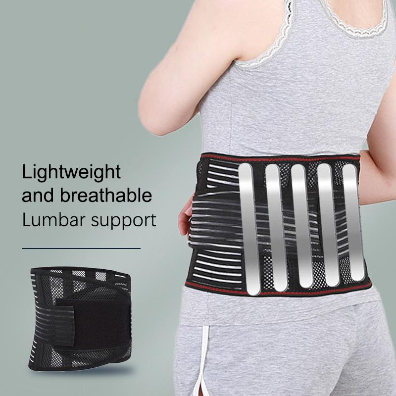 Back Braces For Lower Back Pain Relief With 5 Stays Breathable Back Support Belt Support Protector Therapy Back For Women Man
