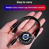 3 In 1 Data Cable Scalable Phone Fast Charging Cable Car Accessories For Volvo Xc60 Xc90 V40 V60 S60 V50 V90 S80 C40 XC40 V70 t6