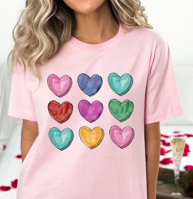 

Cute Valentines Day Shirt, Heart Shirt, Valentine Shirt, Teachers Valentines Tee Unisex T-Shirt XXXL