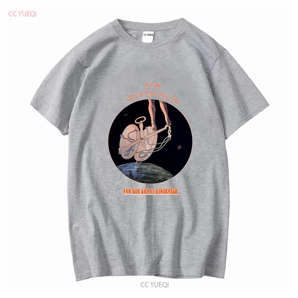 Van der Graaf Generator H to He Who Am the Only One Klasické tričko s dlouhým nebo krátkým rukávem vintage prané unisex mírně