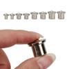4 Size Stainless Steel Dowel Pin Centers Drilling Hole Tool Set with Sharp Point Storage Box Woodworking Center Transfer Plugs