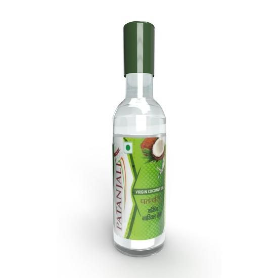 

Patanjali Pure Virgin Coconut Oil for Hair or Skin Care, Cold Pressed Natural Oil - 250 ML