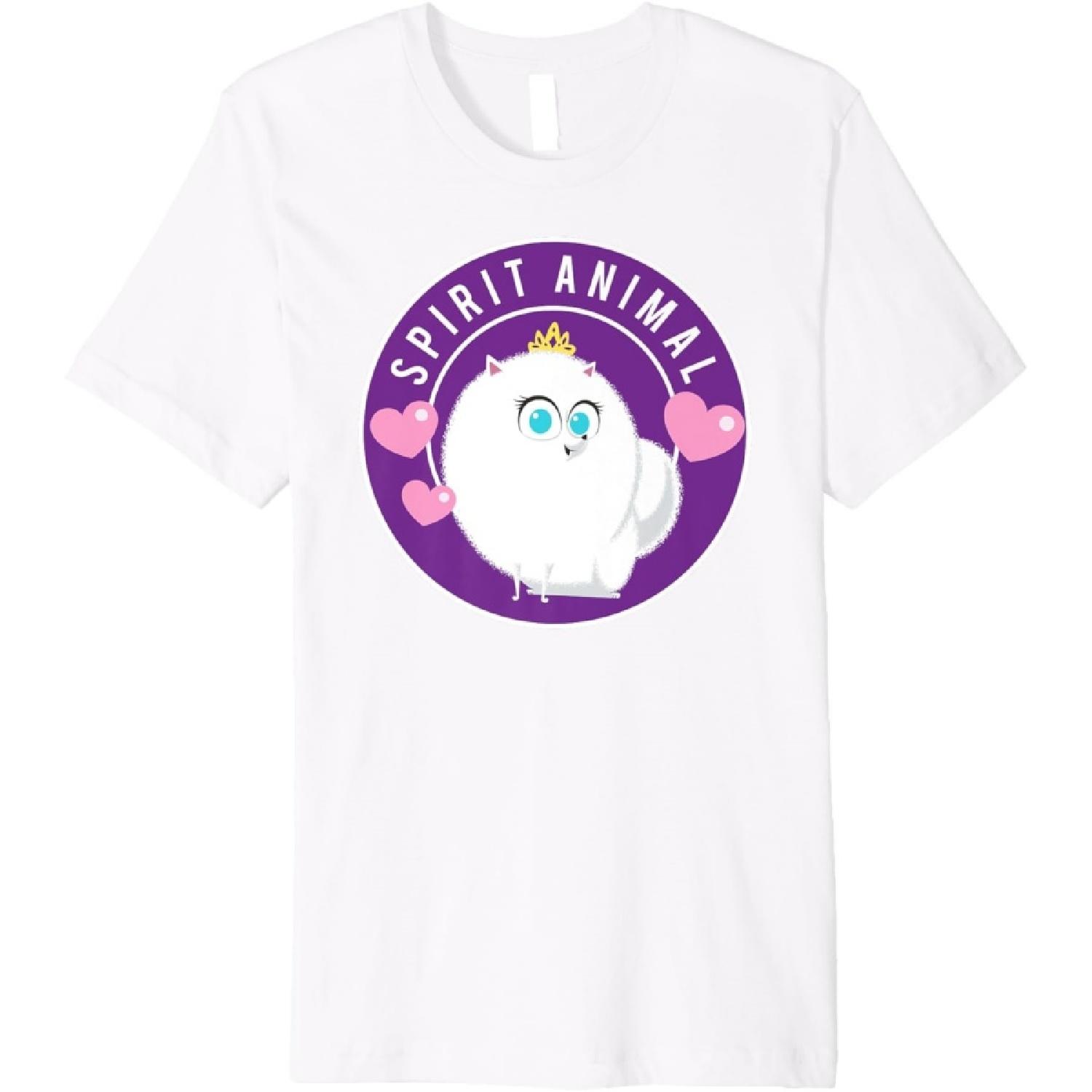 The Secret Life of Pets 2 Gidget Spirit Animal Patch Premium T-Shirt S