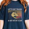 Possum Meme, Let’s Eat Trash Quote, Vintage Sunset Humor, Weird Animal Vibes