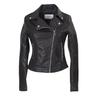 Perso Faux Leather Jacket with Zipper