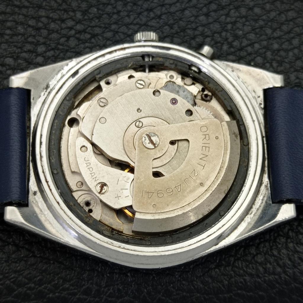 VINTAGE ORIENT CRYSTAL AUTOMATIC 46941 JAPAN MENS ORIGINAL DIAL WATCH A700717-5 R204-a700717