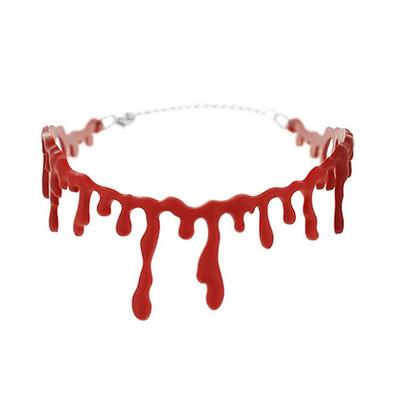 Goteando Sangre Aterrador Halloween Fiesta Cosplay Gargantilla Vampiro Disfraz Divertido Accesorio Moda Fiesta Regalo 2025
