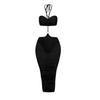 Honeyz Womens/Ladies Midi Mesh Halter Neck Bodycon Dress