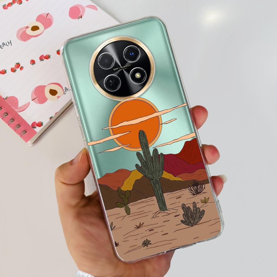 For Huawei Nova Y91 Case STG-LX1 STG-LX2 Cute Fashion Painted Cover Soft Slim Phone Case For Huawei Nova Y91 Y 91 NovaY91 Bumper