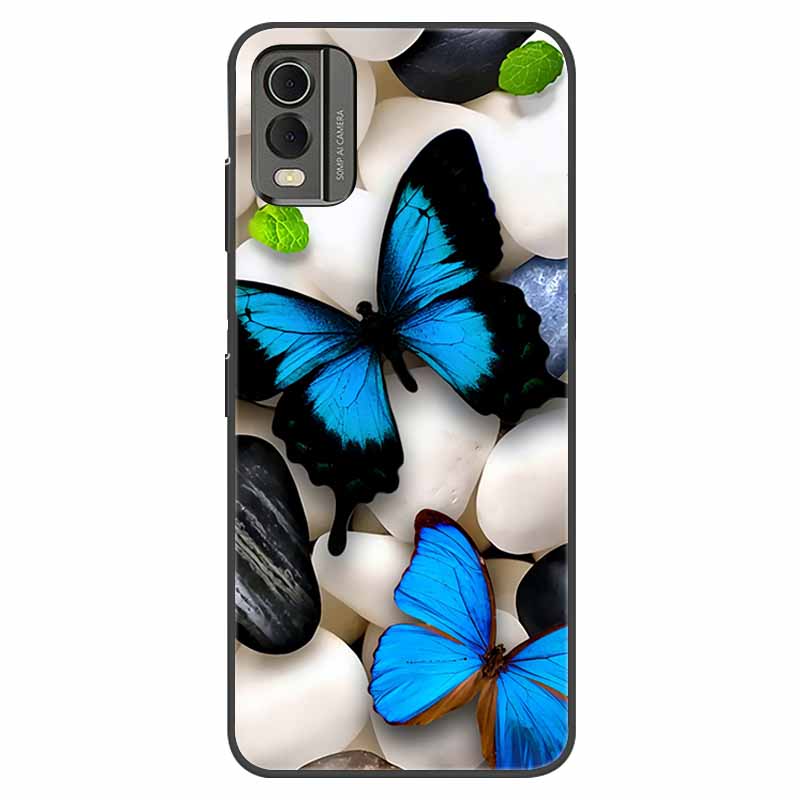 For Nokia C32 Case Shockproof Soft silicone TPU Back Cover For Nokia C32 C 32 Phone Cases NokiaC32 Cute Cartoon Fundas Shells