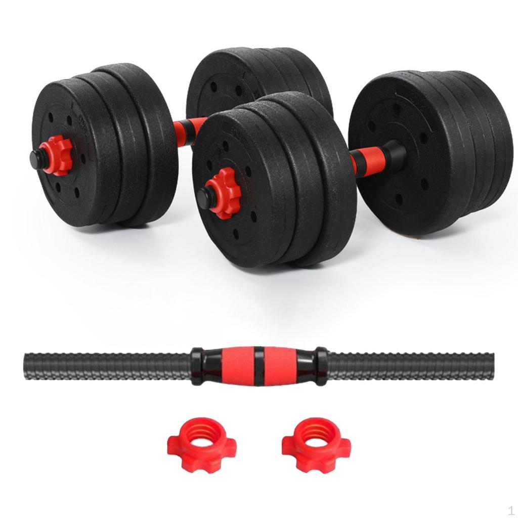 Adjustable Barbell Bar Set with Secure Fastening for Home Gym Workouts