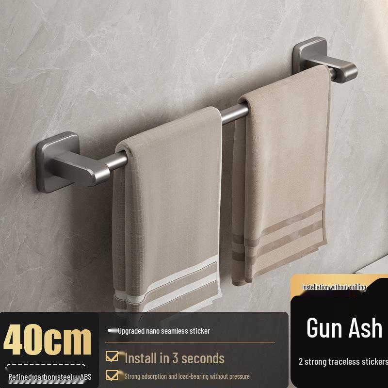 Punch-Free Wall-Mounted Multi-Functional Bathroom Storage Rack