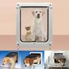 Pet & Cat Door with Magnetic Closure for Easy Entry/Exit - Available In Small, Medium, Large for Doors, Curtains, and Kennels.