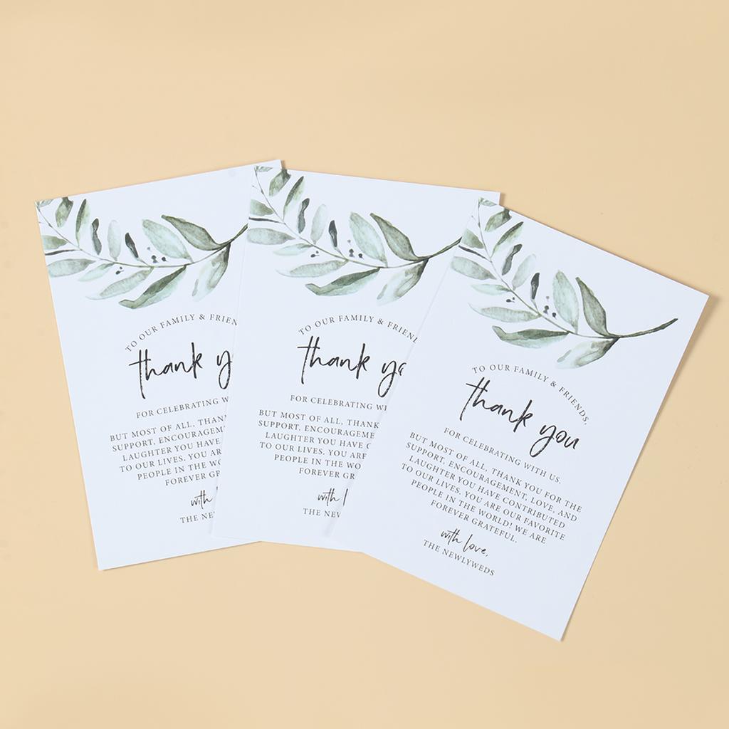 25pcs Thank You Cards With Flower Design For Small Business Exquisite Appreciation Card Gift Wedding Party Decoration Cards