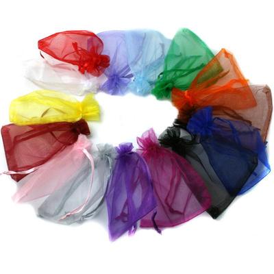 10Pcs Organza Bags Jewelry Candy Gift Pouch Bags Wedding Xmas Favors