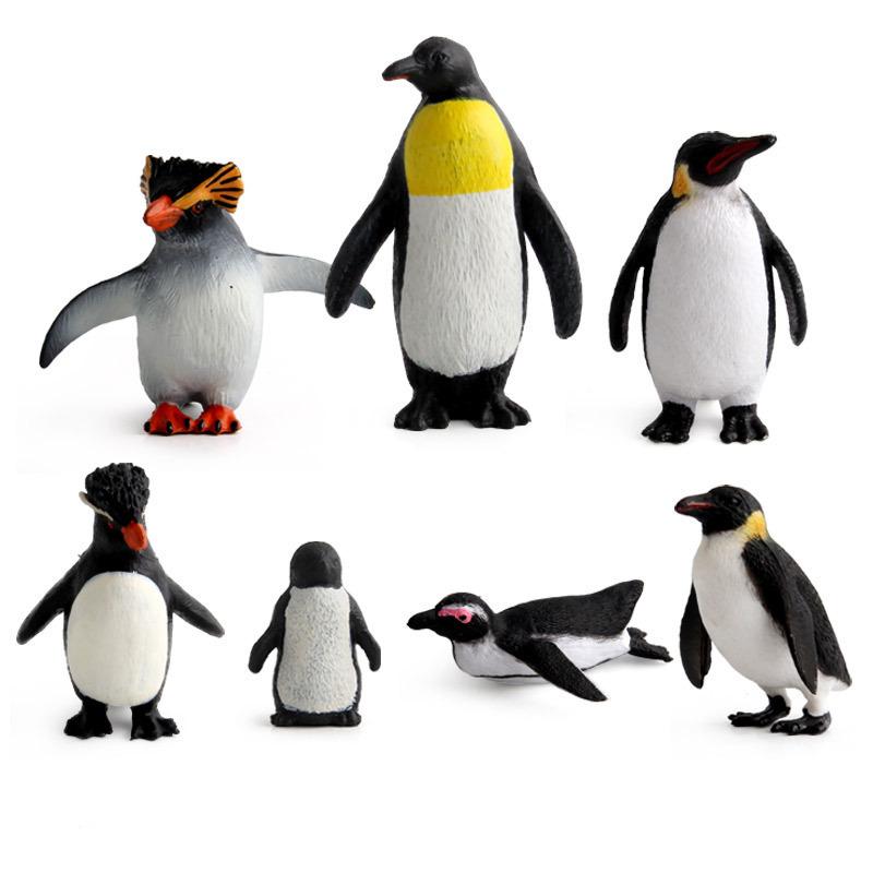 Penguin Model Toy - Children's Cross-border Cognitive Simulation of Emperor & African Marine Animals