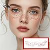Skin Friendly Freckle Tattoos Glitter Stickers, Waterproof Temporary Face with Shimmer, Easy Photo Shoot Makeup Props Apply Remove, Party Body