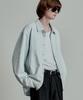 El Mood Burning Denim Cotton Shirt Ice Blue
