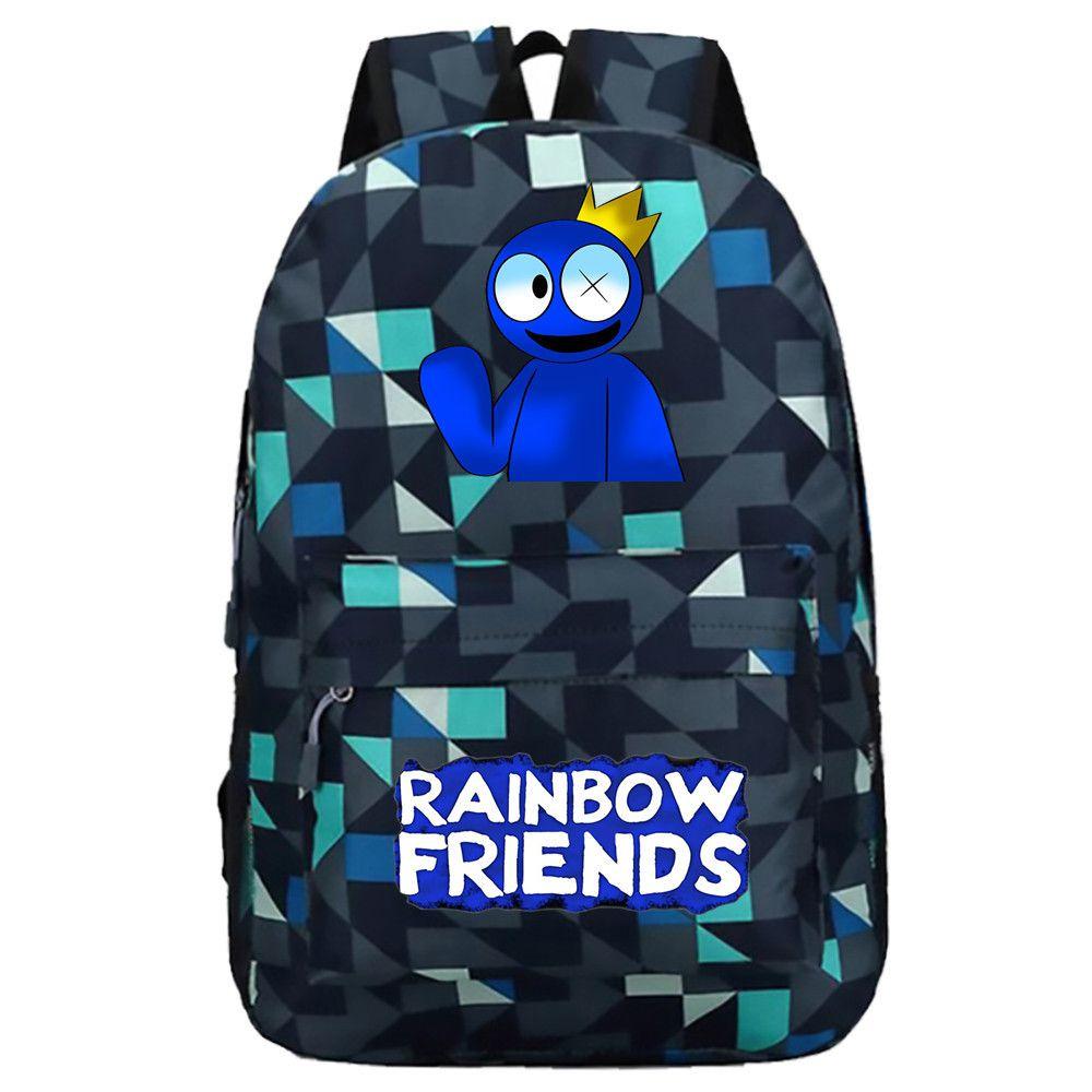 Roblox Rainbow Friends Large Capacity Student Backpack Bag Book