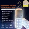 Portable Outdoor Camping Lights Usb Rechargeable Lamp Led Emergency Bulb With Hook Camping Fishing Emergency Night Lights