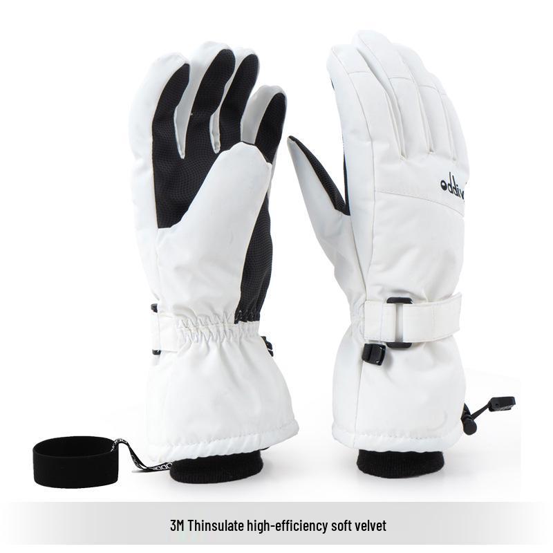 

Oddivski Touchscreen Waterproof Ski Gloves for Adults - Unisex Warm, Protective Snow Sports Gloves Medium