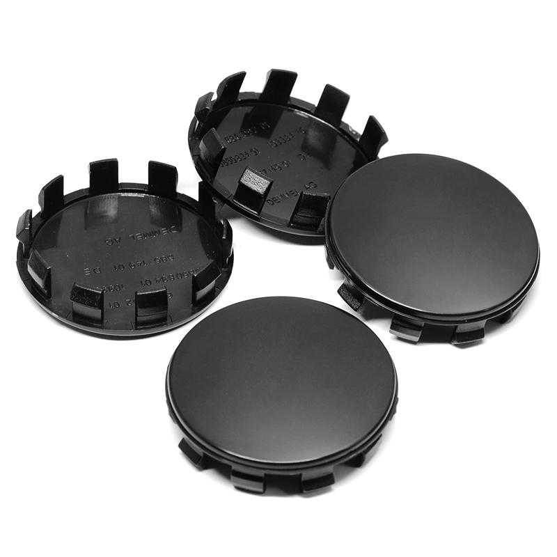 4 adet/grup 56MM HIÇBIR LOGO Siyah Plastik Araba Jant Lastik Jant merkezi poyra kapağı Tekerlek Toz geçirmez Jant Kapağı Kapağı Oto Araba Aksesuarları