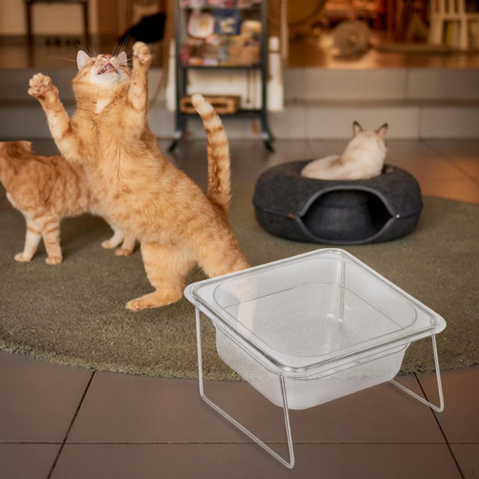 

Миска для кормления кошки и щенка с приподнятой конструкцией, держатель из нержавеющей стали single bowl