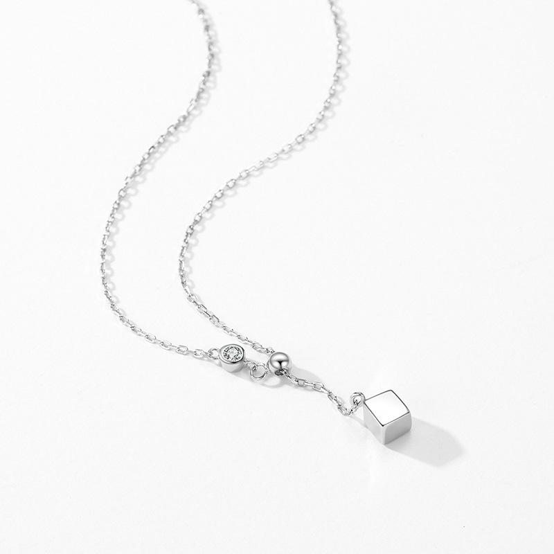 Tancise S925 Sterling Silver Luxury Personality Pendant Necklace Women's Classic Tide Necklace Necklace Party Gift