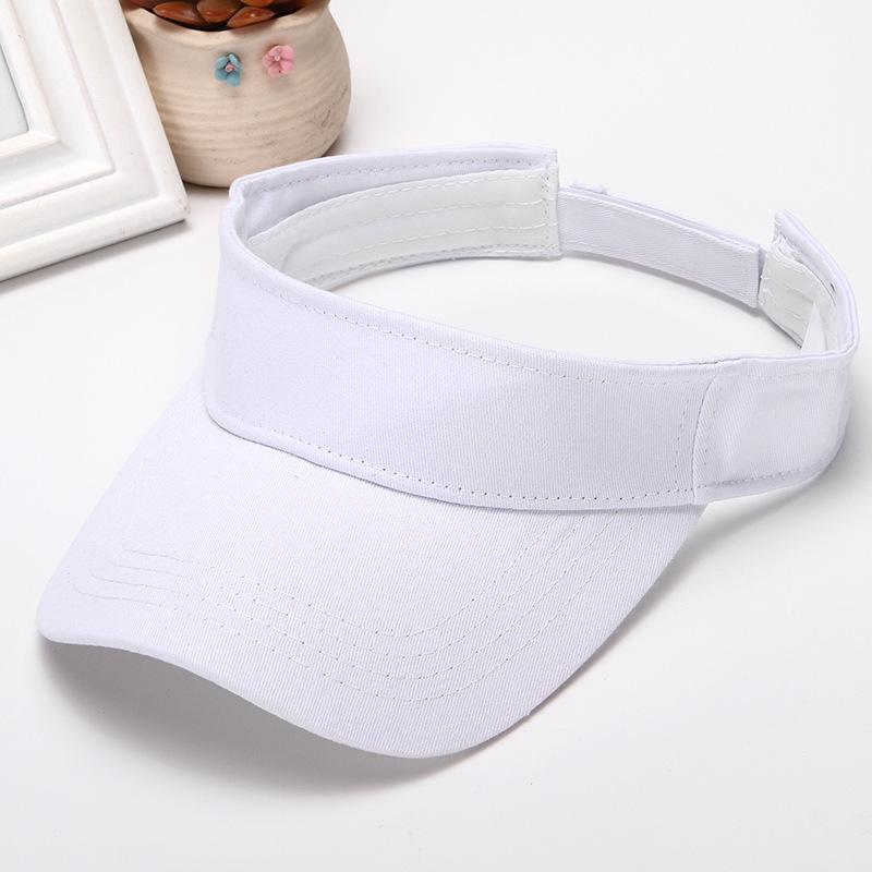 Outdoor Solid Empty Sun Hats Men Women Cotton Visor UV Protection Top Sport Tennis Golf Running Sunscreen Students Baseball Cap