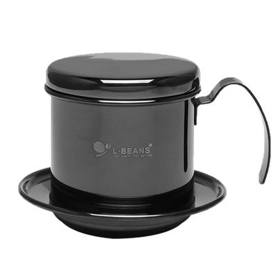 Dripper per Caffè in Acciaio Inossidabile con Supporto Strumento per Macchina da Caffè Filtro a Goccia per Caffè Disponibile in 2 Colori