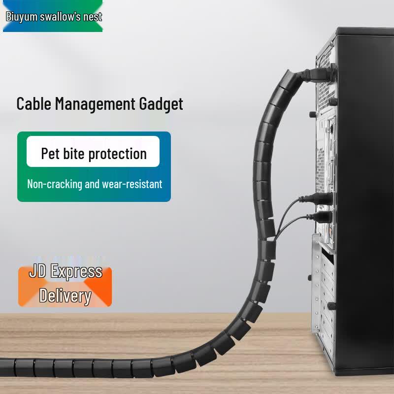 Cable Management Spiral Wrap Organizer Tube 18mm x 3m