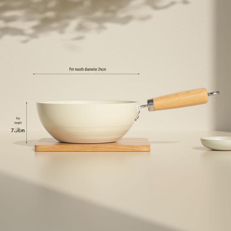 Yoshida Craftsman 20cm Ceramic Coated Mini Wok Set