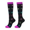 Sports Compression Socks Running Trekking Athletic Hosiery High Tube Runner Exercise Fitness Leg Stockings Footwear