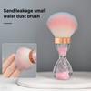 Nail Art Dust Brush with Hourglass Handle for Acrylic Nails and Makeup Application Powder Remover Brush Manicure Tool