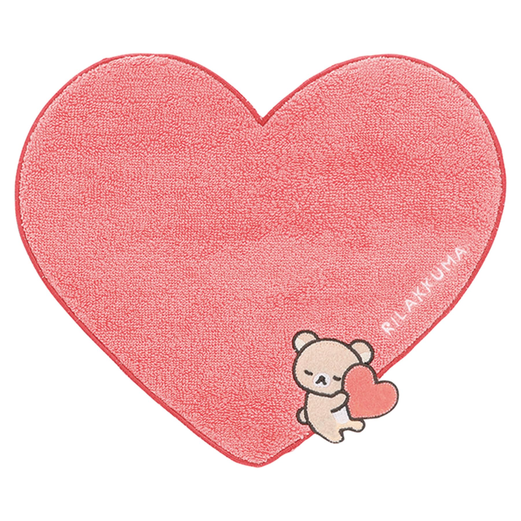 

Полотенце для рук Rilakkuma для девочек - Милый персонаж медвежонок, Мини-полотенце, Хлопок Дизайн сердечек Rilanoa