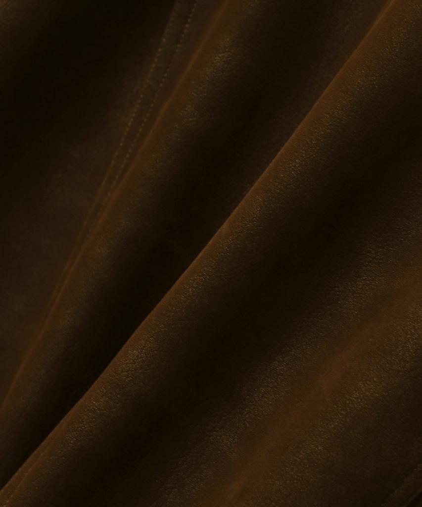 Mood Inside Noble Hide Suede Leather Jacket_Brown