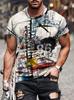 Visual Illusion 3D Print T Shirt Mens Designer Clothes Summer Women Casual Street Short Sleeve Tops Funny Oversized Kids Tees