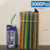 Multicolour Drinking Straws cocktail Bar Cola Straw Party Wedding Straws