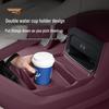 Compatible Xiaomi YU7 Double Layer Car Cup Holder Armrest Organizer